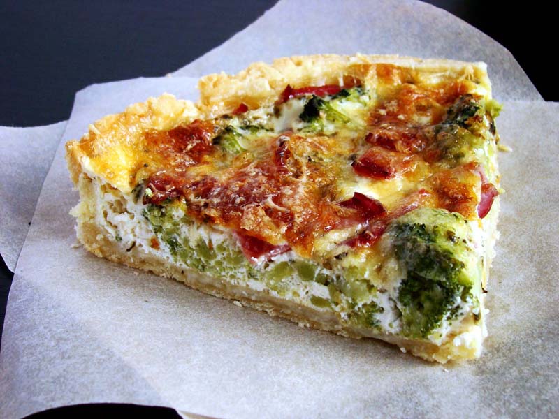 омлет с запеченными овощами